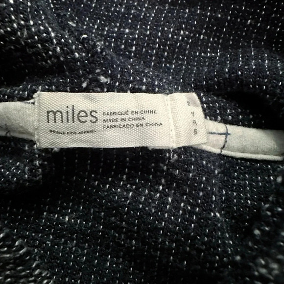 Miles The Label | Reverse Space Dye Hoodie (2T)💙 - Picture 4 of 5